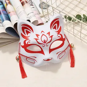 2pcs Fox Colorful Face Paint Set for Women, Carnival Holiday Party Makeup Dance Performance Props Mask, 11 Colors Available