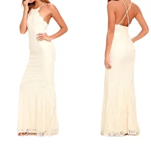 Lulu's Formal Cream lace maxi