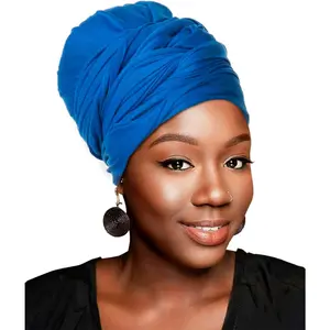 Head Wraps Turbans Stretch Jersey Knit Headwraps Wrap Turban Scarf Tie for WomenTikTokShopBlackFriday