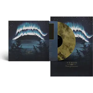 Vemod - Venter Pa Stormene - Gold/Black Marbled  [VINYL RECORD - LP] Black, Colored Vinyl, Gold, Poster