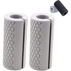 Barbell Grips - Thick Dumbbell Grips Arm Blaster Adapter with High-Density  Rubber, Bar Grips for Weightlifting  Growth Rapidly and Hands