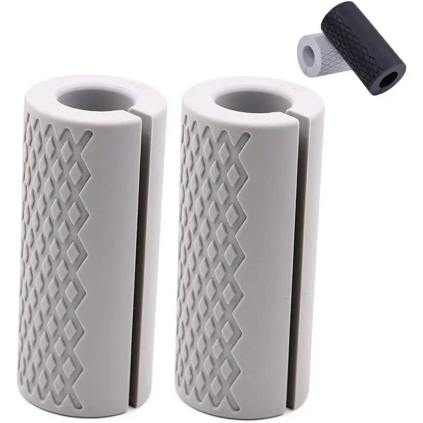 Barbell Grips - Thick Dumbbell Grips Arm Blaster Adapter with High-Density  Rubber, Bar Grips for Weightlifting  Growth Rapidly and Hands