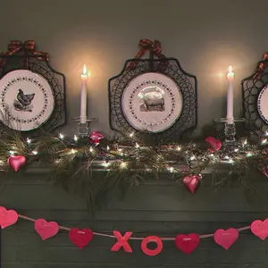 Handcrafted Heart Garlands Decoration Ornaments Decor Lightweight Gift Valentine