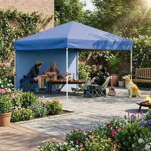 4 Removable Waterproof Sidewalls for 10x10 Pop Up Canopy – 99% UV Protection – Heavy Duty Outdoor SunWall Panels – Quick Canopy Tent Shelter Replacement – White