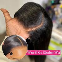 7x5 glueless straight wig
