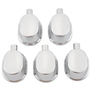 5PCS Silver Alloy Drum Kit Rectangular Claw Hook Lug Single End Drum Percussion Accessory Replacement Parts