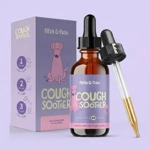 Fifth and Fido Dog Cough Remedy - Natural Elderberry Formula for Relief of Coughing & Sinus Congestion - Made in USA - 60 Servings