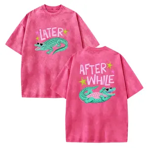 Later Gator Shirt, After While Crocodile Tee, Funny Graphic T-Shirt, Retro Cute Outfit, Women Casual Wear, Birthday Gift Idea