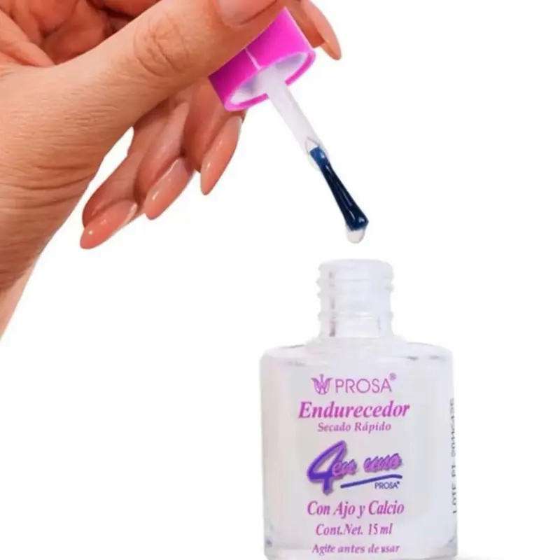Prosa Nail Hardened Polish Calcium 15 ml with Calcium Enzyme for Effective Nail Hardening
