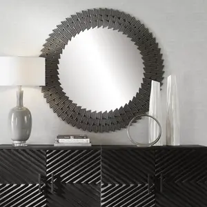 Uttermost Illusion Modern Round Mirror 09848