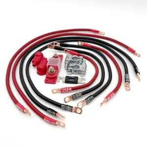 Jeep Wrangler YJ Big 7 Battery Cable Kit (1986-1995)