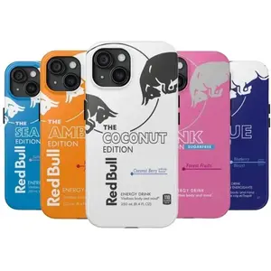 Colorful RedBull Energy Drink Two-In-One Drop-Resistant Mobile Phone Case Protection, Shockproof For IPhone 17-12, Pro Max, Pro Plus