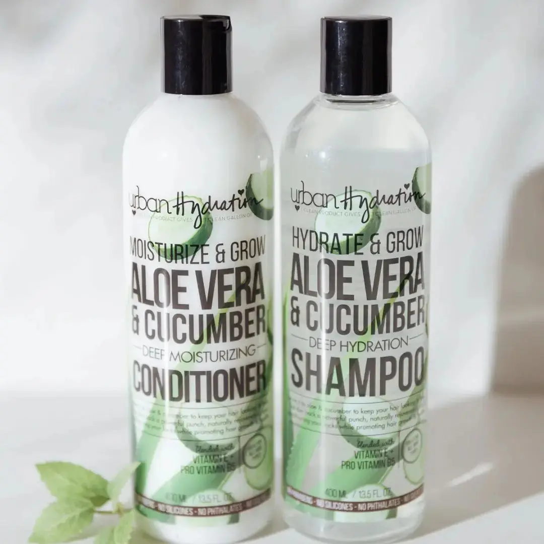 Urban Hydration Aloe Vera & Cucumber Deep Hydration Shampoo and Deep Moisturizing Conditioner 2pc Set