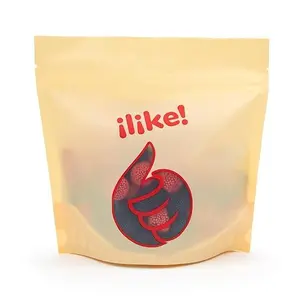 Berries Gummy Candy | 1-Pound Bag | Crunchy Raspberry and Blackberry Chews | Black & Red Halloween Candy for Parties, Buffets, and Treat Bags | Fun Crunchy Gummies