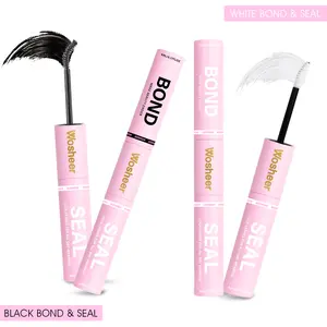 Super Strong Eyelash Adhesive Glue DIY Eyelash Cluster Glue for Extensions Waterproof Long Lasting 48 Hours Double End Glue Bond & Seal 2 in 1