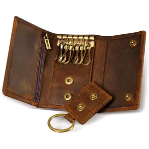 Mens   Key Case Loop Hook  Case Cover Wallet Snap