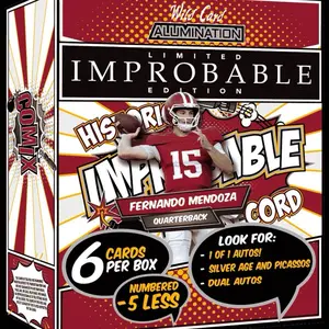 Wild Card Fernando Mendoza Improbable Limited Edition Wild Card Fernando Mendoza Improbable Limited Edition