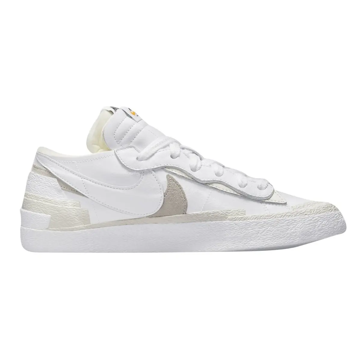 Nike Blazer Low sacai White Patent Leather Men's Fashion Shoes New