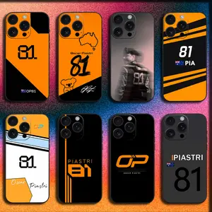 O-Oscar Piastri 81 Phone Case For iPhone17, 16,15,14,13,12,11,Pro,XS,Max,XR,Plus,SE,Mini Soft Black Cover