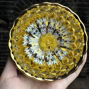 Glorious Golden Jianzhan Cup: A peacoko - Inspired Masterpiece{Special benefits for livestream only}