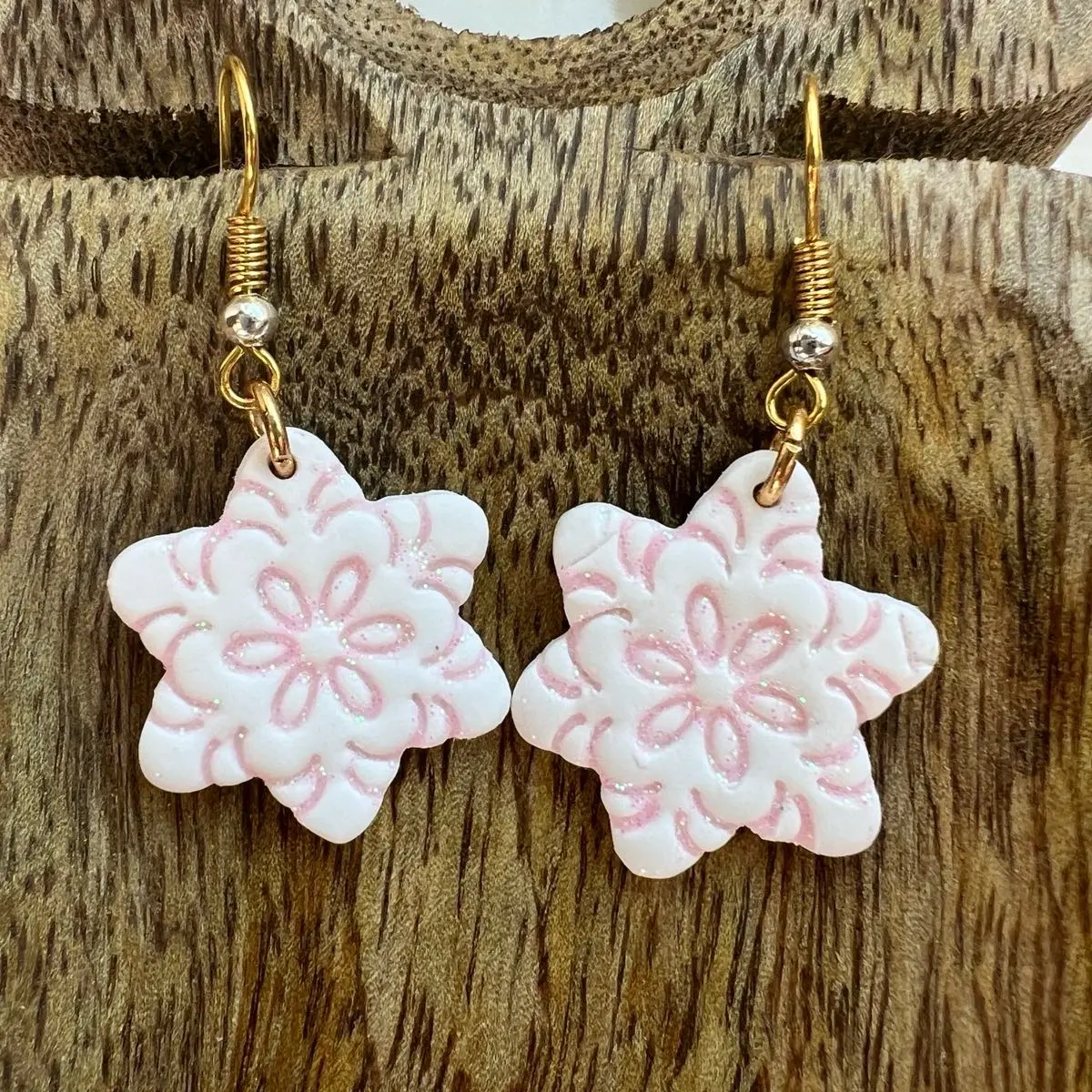 Handmade Polymer Clay Christmas Earrings
