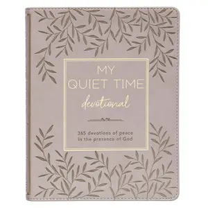 My Quiet Time Devotional - 365 Devotions for Women, Featuring Cappuccino and Faux Leather Flexcover Gift Book with Ribbon