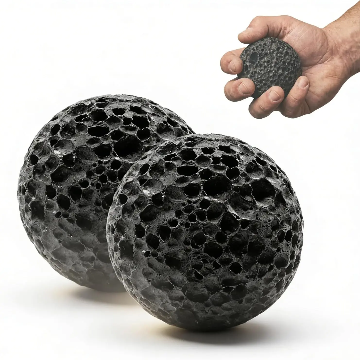 Callus Ball for Hand Grip Training, Moon Grip Ball Callus Rock for Skin Conditioning & Callus Building, Anti-Sweat Rock Climbing Grip Trainer Fidget for Rock-Solid Callused Hands, Hand Grip Strengthener