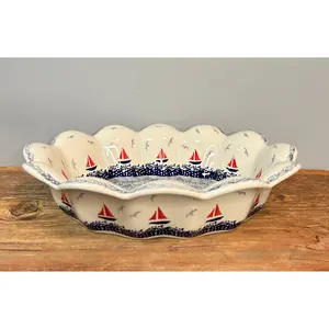 Second Quality Wavy Edged Platter - DPML