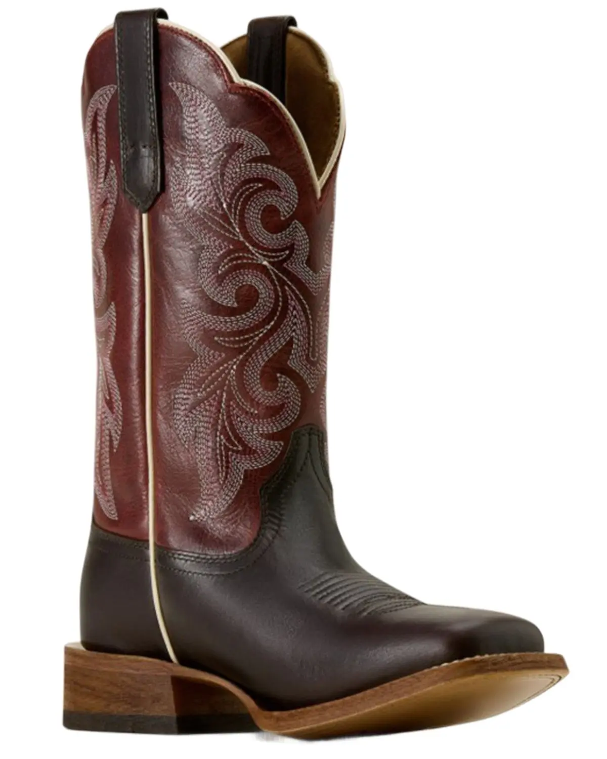 Ariat Women's Women'S County Lane Western Boot Broad Square Toe - 10074375