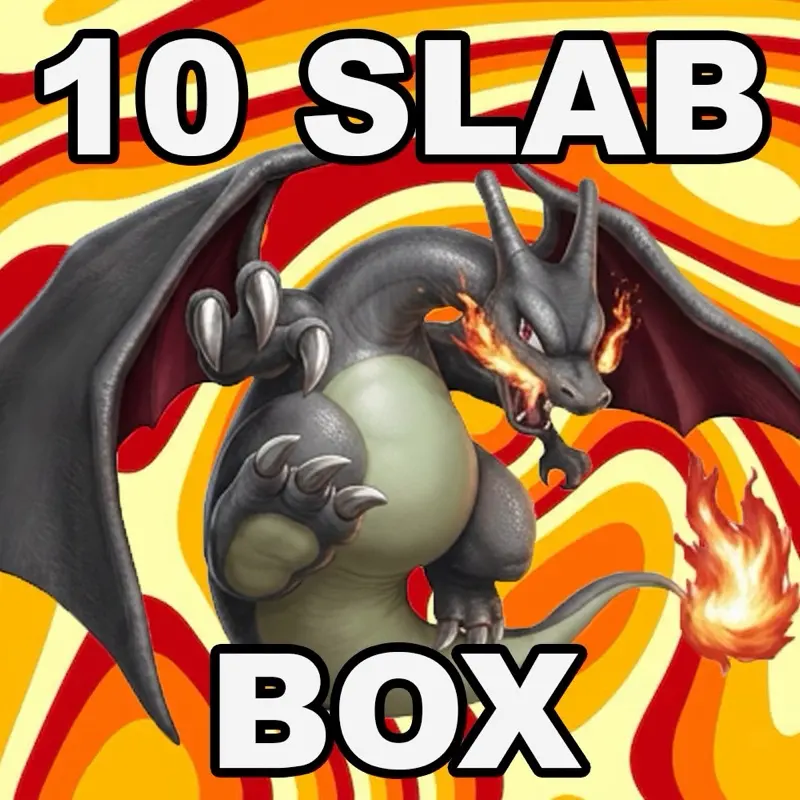10 Graded Card Box - Charizard Gold Star Chase Run 10 Graded Card Box - Charizard Gold Star Chase Run