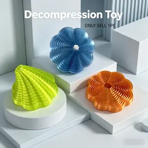 Healing Petal Stress Relief Toy, 3D Printed Transformable Design, Alleviates Anxiety and Autism, Suitable for Students, Office Workers, Adults