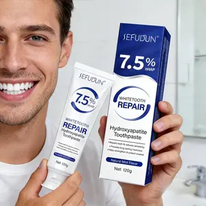 SEFUDUN 7.5% nHAP Enamel Repair Toothpaste | Natural Whitening, Sensitivity Relief & Daily Oral Care for Gentle Cleaning & Strong Healthy Teeth, 120g