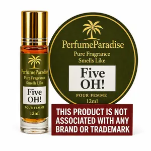 PerfumeParadise FIVE OH!  Roll-On Scent Oil – 12ml Alcohol-Free Long-Lasting Oil-Based Fragrance | Travel-Friendly Roller Bottle