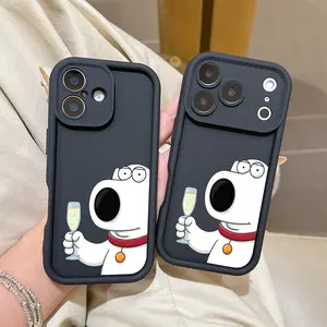 Cartoon Family-Guys Brian  Griffins Phone Case Suitable for iPhone 17 16e 16 15 14 13 12 11 Mini Pro Max Air X XR XSMAX 8 7 Plus Anti Fall Soft TPU Back Cover