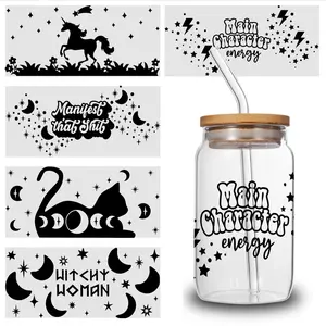 5 Sheets Main Character UV DTF Stickers Cups Decoration Valentine Glass DTF Transfer Stickers Vinyl Home Faithful Messages Winter Landscape Canvas Posters Photography Print samantha new wanted