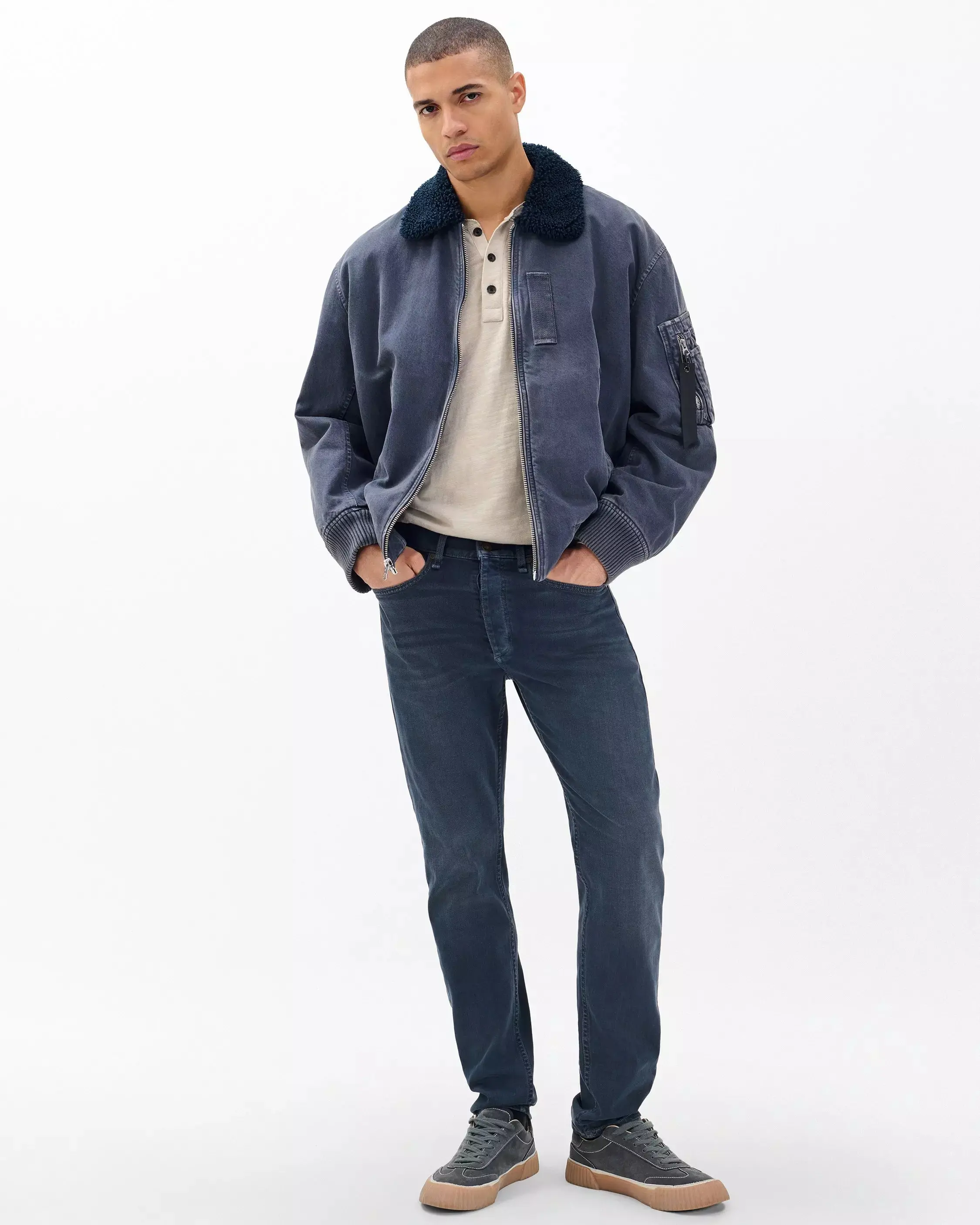 Rag & Bone Men’s Fit 2 Slim Fit Jeans - Authentic Stretch in Minna