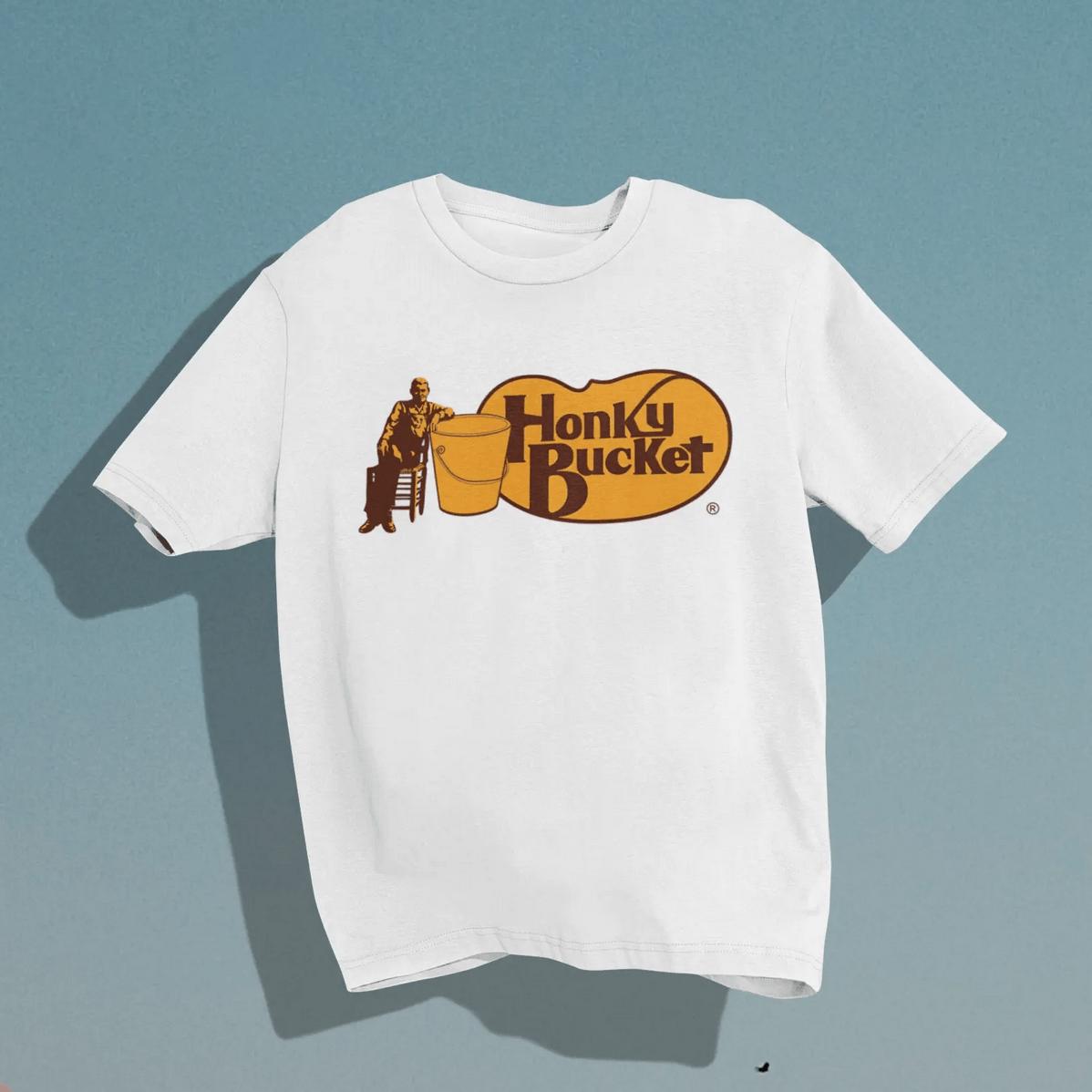 Honky Bucket Shirt Crack Barrel Mock Hoodie Honkey Bucket Funny Tee Hoodied Everyday Cotton Sweaters