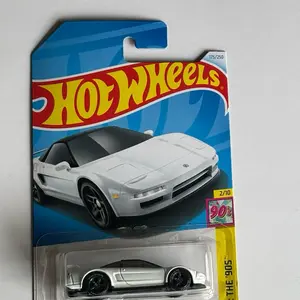 Hot Wheels LS White Car Model 2/10 90s Series Collectible Toy Vehicle 175/250 Wheel Swap