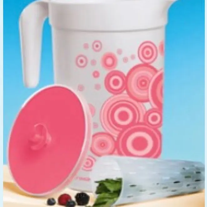 Tupperware Ilumina One(1) Gallon/3.8L Pitcher with removable Infuser Vital Pink by Tupperware
