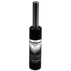 Associated Spring Raymond 19mm Diam, 7mm Max Stroke, Blue Nitrogen Gas Spring Cylinder 47mm Body Length, 56mm OAL, 199 Lb Full Stroke Spring Force, 1,450 psi Initial Charge R19-007 BL