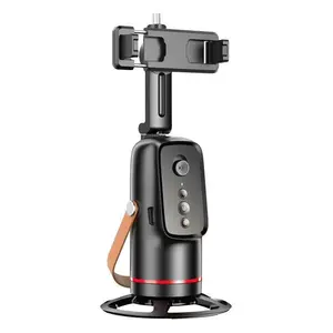 Automatic Face Tracking Tripod with Gesture Control, 360 Rotation, Smart Phone Holder for Live Streaming, Vlog, Video Recording Accessories