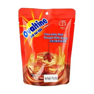 Tang Shop Ovaltine Chocolate Malt Nougat Crispy Wafer Rolls 50g - Authentic Taiwanese Snack