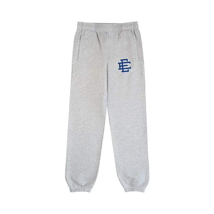 Eric Emaanu Minimal Logo Sweatpants Men Heavyweight Joggers Relaxed Fit Cotton Fleece Casual Streetwear Lounge Pants