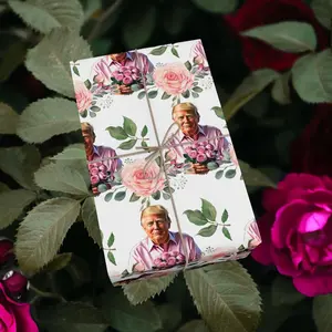 Trump Wrapping Paper, Rose wrapping paper, Gift Wrap Papers
