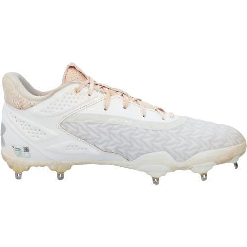 Kerry Carpenter Detroit Tigers Game-Used White Under Armour Cleats from the 2025 MLB Season - Fanatics Authentic Certified