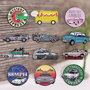 12PCS Cartoon Car Series Badges Pin Set Zinc Alloy Fashion Accessories Exquisite Decorations for Backpacks and Clothing Perfect Gifts Ideal for Gifting Enhance Unique