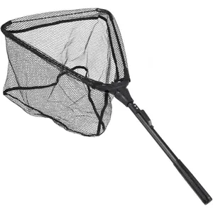 Fishing Landing Pole Handle, Durable Nylon Material Mesh, Safe Fish Catching or Releasing