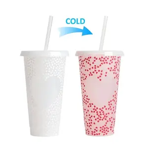 Hollowed Heart Shape Edition Plastic Cup