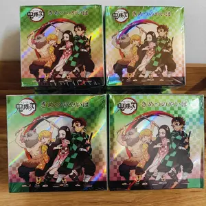 [Hard Cards] 90PCS Kimetsu no Yaiba Trading Cards – 30 Packs Anime Collection Set
