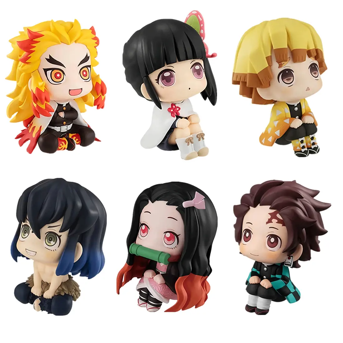 6-Piece Assembled Anime Action Figures Set - Collectible Toy for Anime Fans, Birthday & Christmas Gifts